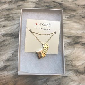 Sterling silver graduation necklace from Macy’s